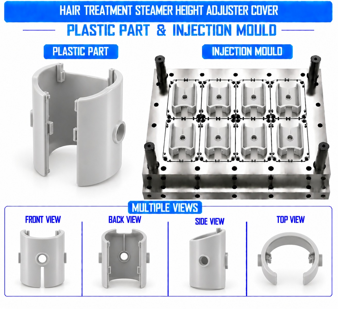 Hair Treatment Steamer Plastic Height Adjuster Cover Mould and Moulding Service